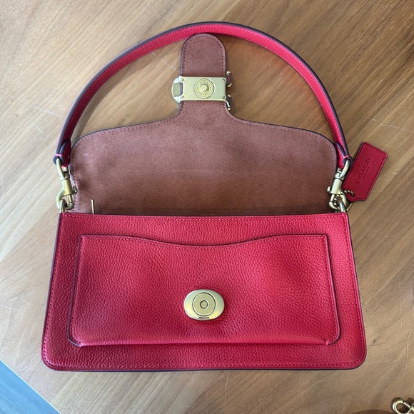 Coach Tabby 26 Bag in Red - Picture 10 of 13